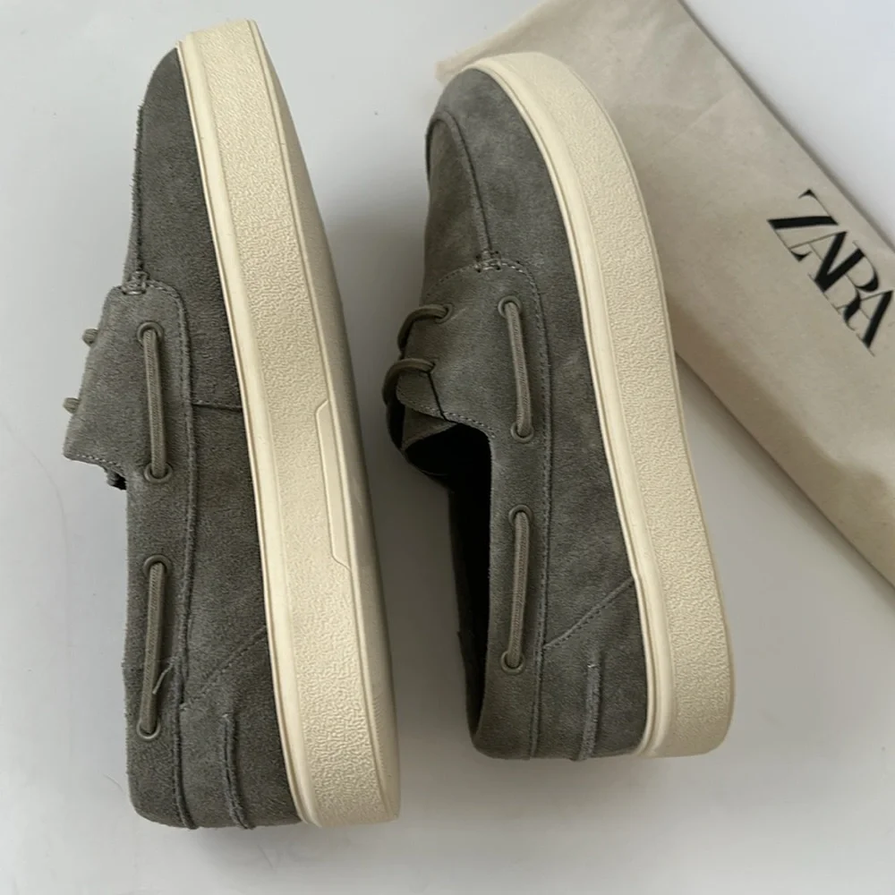 Zara Men's Boat Shoes Size 8